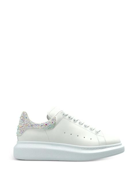 Alexander McQueen embellished lace-up sneakers - White - zdjęcie produktu nr 1