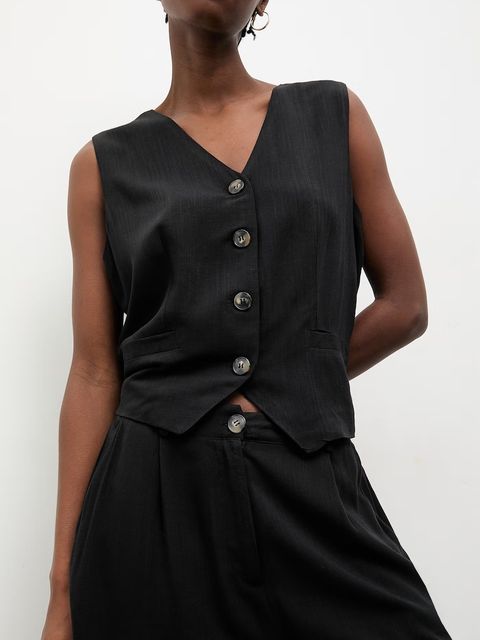 Answear.LAB komplet damski z domieszką lnu - zdjęcie produktu nr 1