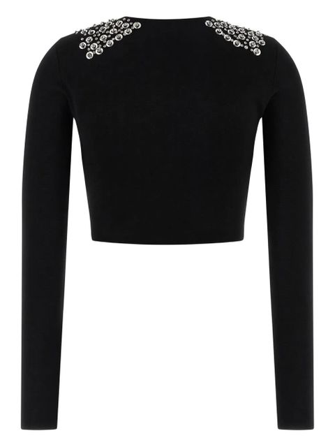 PINKO crystal-embellished sweater - Black