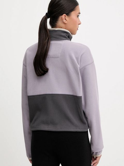 Columbia bluza polarowa Backbowl II FZ Fleece kolor fioletowy wzorzysta 2092163