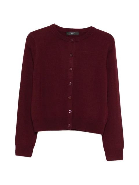 Weekend Max Mara Wkdnebbia button-fastening cardigan - Red - zdjęcie produktu nr 1