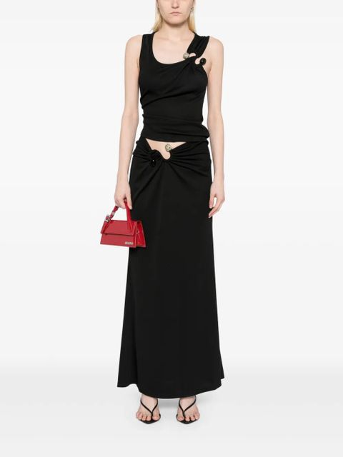 Christopher Esber S-buckle suspension skirt - Black