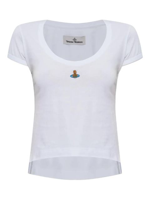 Vivienne Westwood scoop-neck T-shirt - White - zdjęcie produktu nr 1