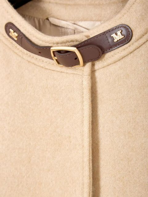 Max Mara buckled chaquetón jacket - Neutrals