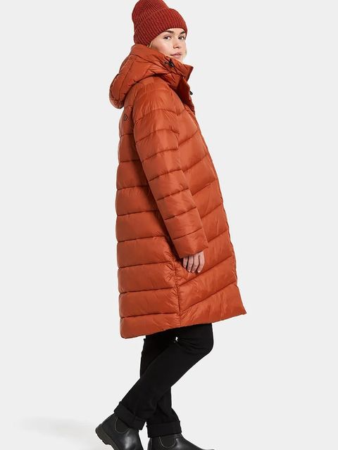 Didriksons kurtka MARION kolor pomarańczowy zimowa oversize 505921