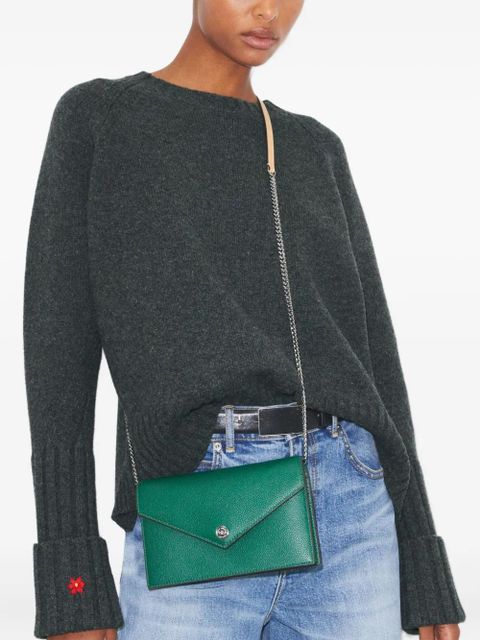 Tory Burch pebble envelope chain mini bag - Green