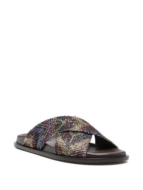 Missoni sequin criss-cross sandals - Black - zdjęcie produktu nr 2