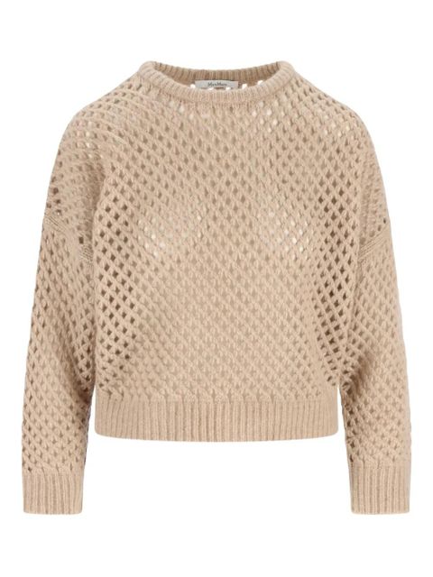 Max Mara lattice-knit sweater - Neutrals - zdjęcie produktu nr 1