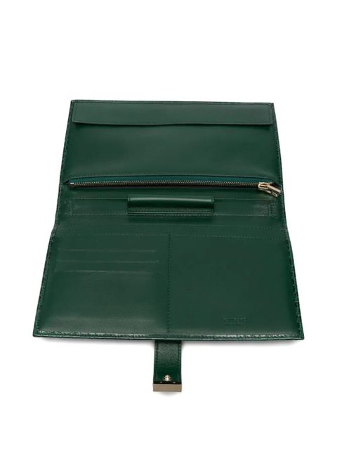 TOM FORD croc-effect wallet - Green