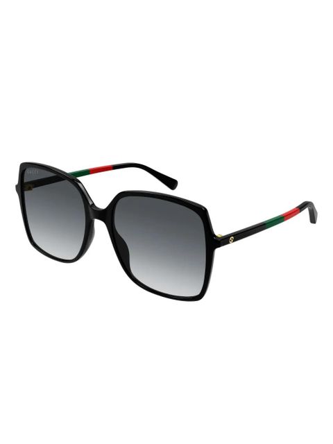 Gucci Eyewear square-frame sunglasses - Black - zdjęcie produktu nr 2
