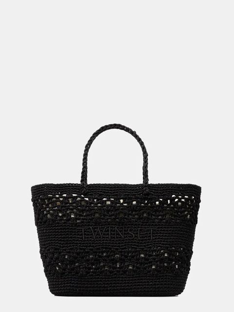 Twinset torebka kolor czarny 251TD8110 - zdjęcie produktu nr 1