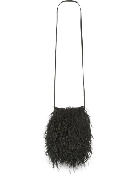 Yves Salomon shearling phone case - Black - zdjęcie produktu nr 1