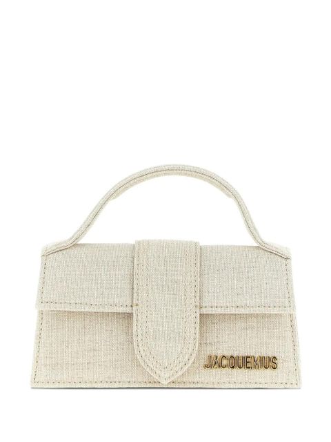 Jacquemus Le Bambino logo-lettering cross body bag - Neutrals - zdjęcie produktu nr 1