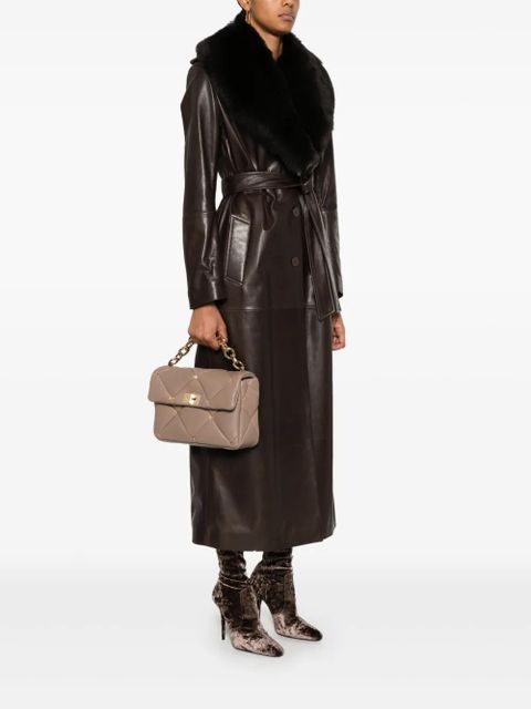 Valentino Garavani Rockstud Spike shoulder bag - Brown