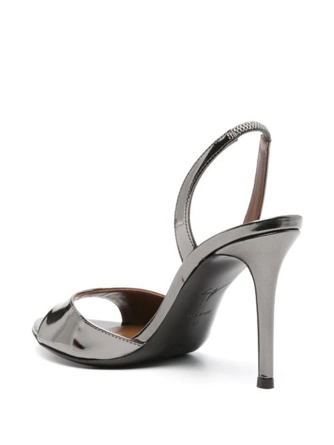 Giuseppe Zanotti 90mm Lilibeth sandals - Grey - zdjęcie produktu nr 2