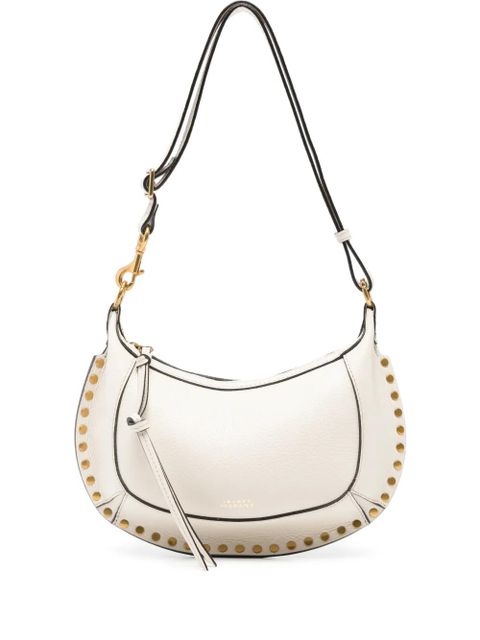 ISABEL MARANT Oskan Moon studded shoulder bag - White - zdjęcie produktu nr 1