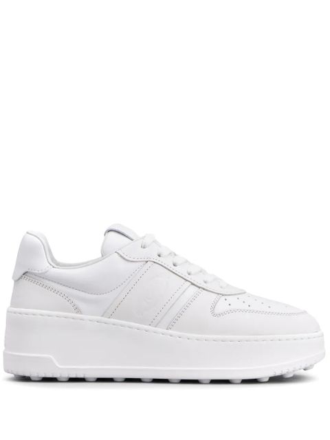 Tod's round-toe leather sneakers - White - zdjęcie produktu nr 1
