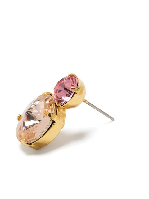 Jennifer Behr Myrla crystal-embellished earring - Gold