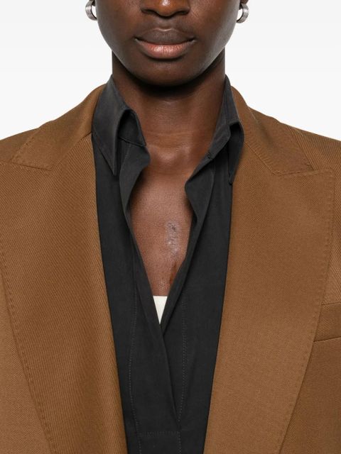 Max Mara double-breasted blazer - Brown