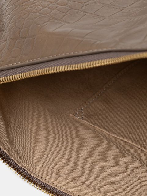 Twinset torebka skórzana kolor czerwony 252TD8252