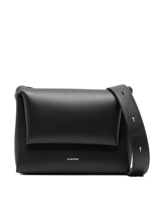 Jil Sander logo-print leather shoulder bag - Black - zdjęcie produktu nr 1