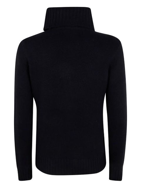 Lauren Ralph Lauren roll-neck logo-embroidered sweater - Blue - zdjęcie produktu nr 2