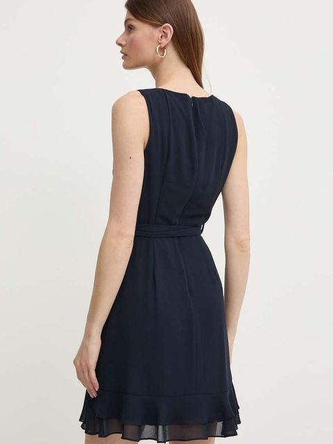 Morgan sukienka ROSVAL kolor granatowy mini rozkloszowana