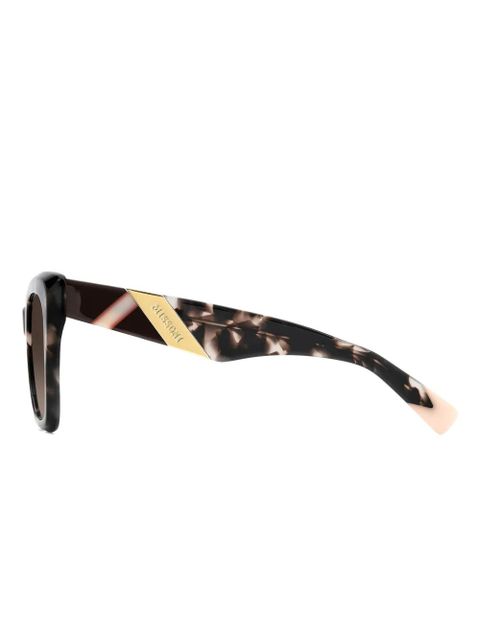 MISSONI EYEWEAR logo-engraved sunglasses - Brown