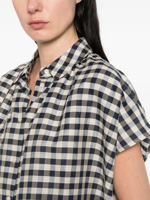 Weekend Max Mara Strano checked button-down shirt - Neutrals