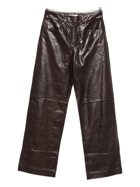 ENTIRE STUDIOS leather trousers - Brown