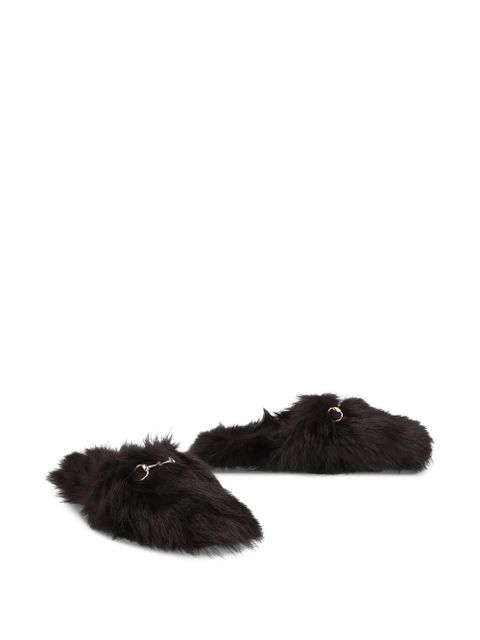 Gucci merino-wool slippers - Black