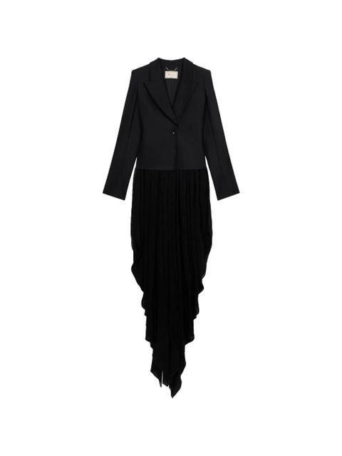 Blumarine single-breasted asymmetric-hem blazer - Black - zdjęcie produktu nr 1