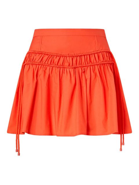 PINKO drawstring gathered skirt - Orange - zdjęcie produktu nr 1