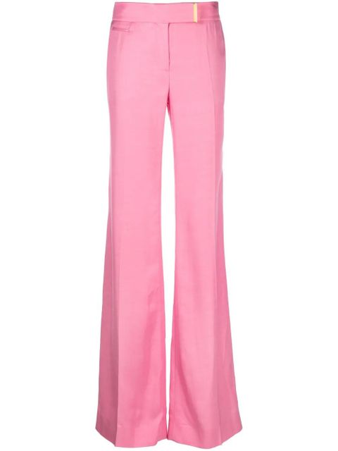 TOM FORD high-rise wide-leg trousers - Pink - zdjęcie produktu nr 1