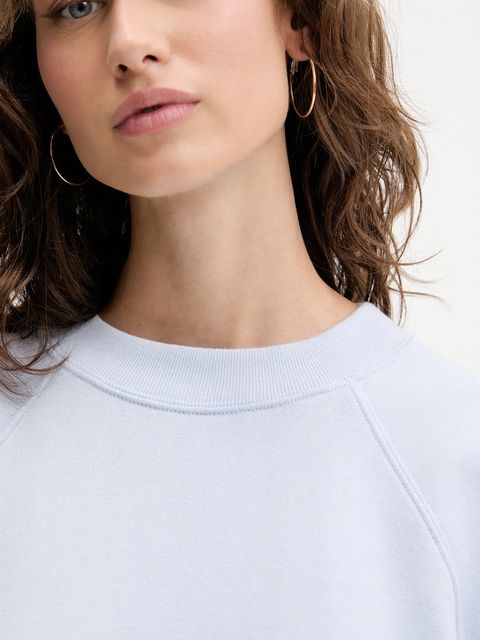 Abercrombie & Fitch bluza damska kolor niebieski gładka KI152-5352-240