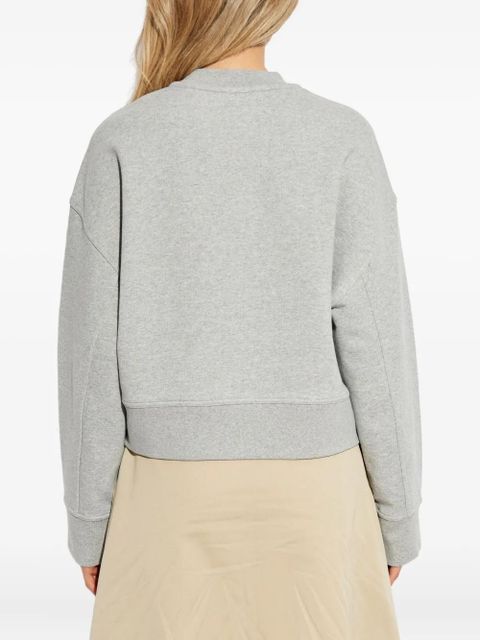 Moncler embroidered sweater - Grey