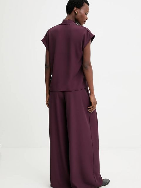 Answear.LAB komplet damski kolor bordowy