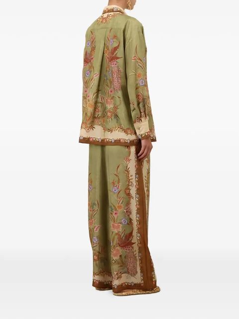 ZIMMERMANN Indra floral-print shirt - Green