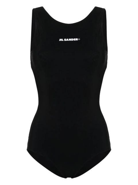 Jil Sander + logo-print swimsuit - Black - zdjęcie produktu nr 1