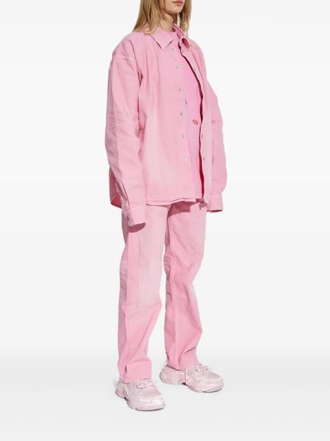 Balenciaga logo-embroidered shirt - Pink