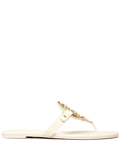 Tory Burch Miller soft leather sandals - White - zdjęcie produktu nr 1