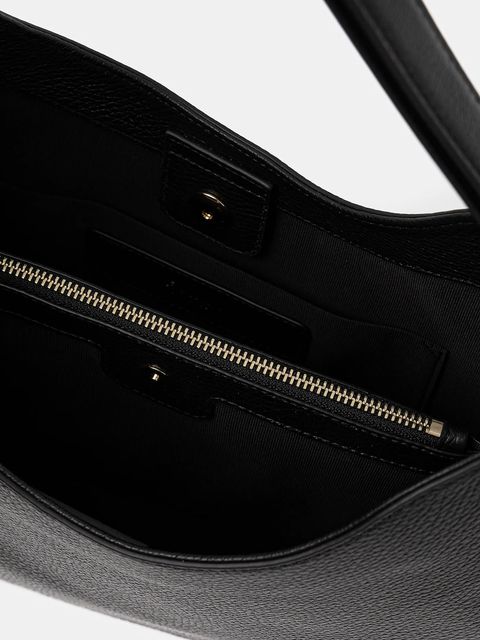 Furla torebka skórzana kolor czarny WB01246.HSF000.O6000