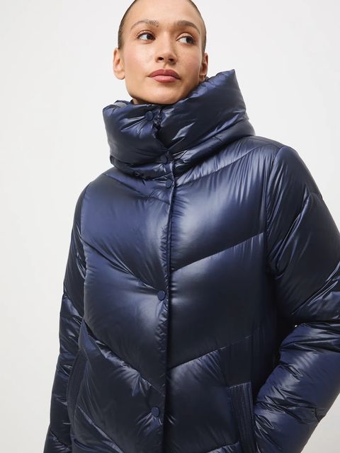 Medicine płaszcz puchowy kolor turkusowy - zdjęcie produktu nr 1