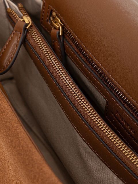 Pinko torebka zamszowa Horizontal