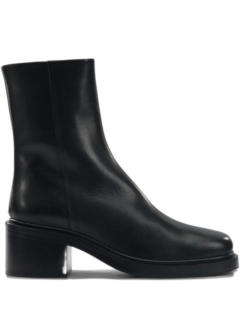 Aeyde 65mm Teddy boots - Black