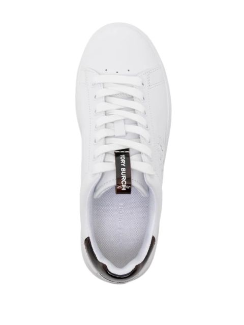 Tory Burch Double T Howell lace-up sneakers - White