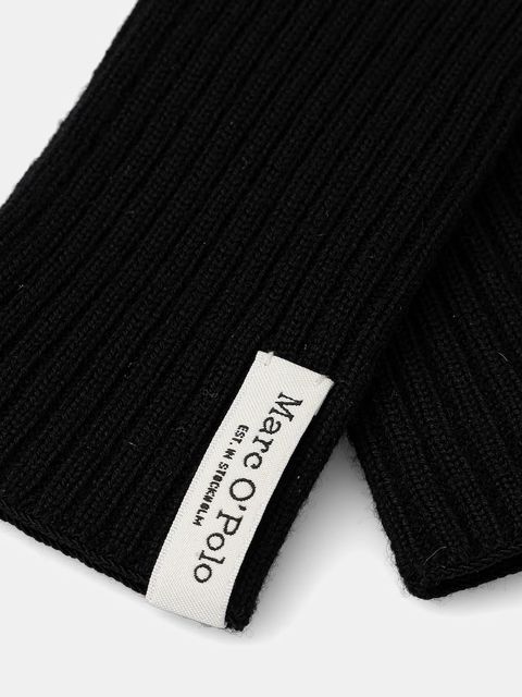 Marc O'Polo rękawiczki damskie kolor czarny 509556104001 - zdjęcie produktu nr 2