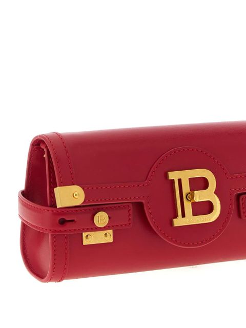 Balmain B-Buzz logo-plaque clutch - Red - zdjęcie produktu nr 2