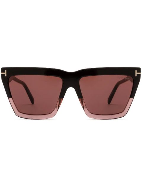 TOM FORD Eyewear Eden sunglasses - Brown - zdjęcie produktu nr 1