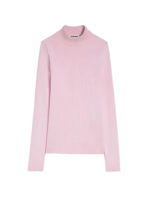 Jil Sander mock-neck sweater - Pink - zdjęcie produktu nr 1